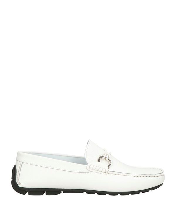 ボールディーニ メンズ シューズ スリッポン・ローファー BALDININI モカシン White 白いこと