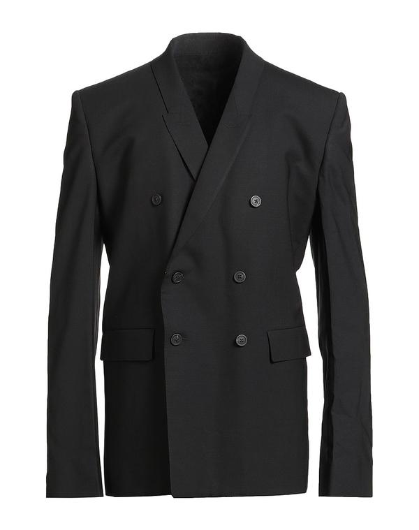 リックオウエンス メンズ アウター ジャケット・ブルゾン RICK OWENS テーラードジャケット Black ブラック