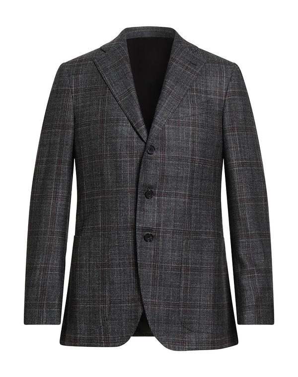 カルーゾ メンズ アウター ジャケット・ブルゾン CARUSO テーラードジャケット Gray グレー