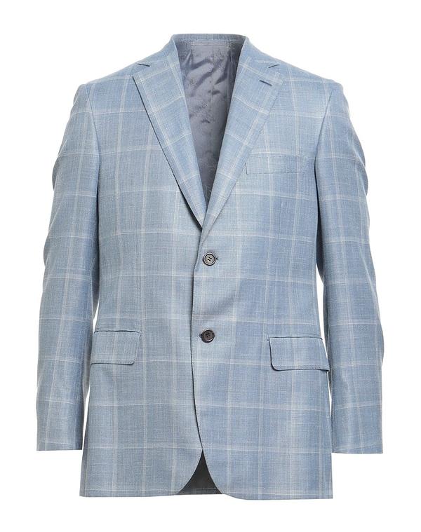 ブリオーニ メンズ アウター ジャケット・ブルゾン BRIONI テーラードジャケット Blue Gray グレー｜ReVida 店