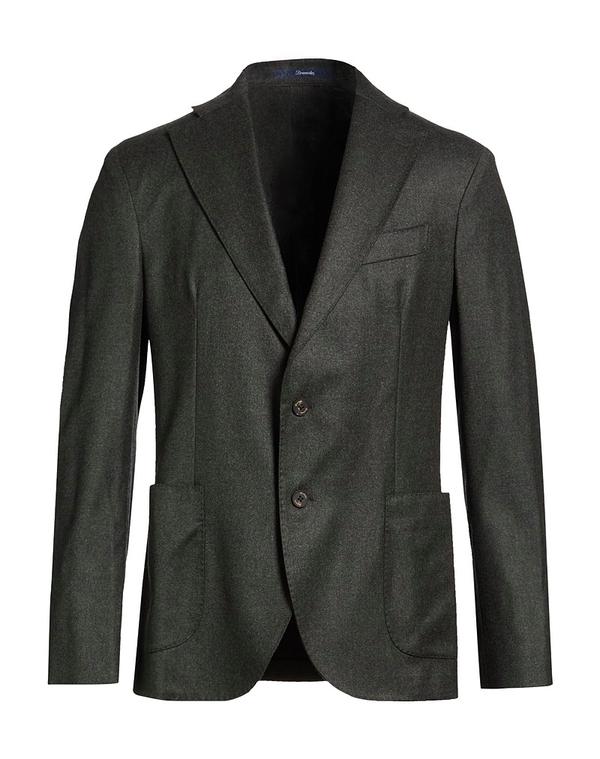 ドルモア メンズ アウター ジャケット・ブルゾン DRUMOHR テーラードジャケット Dark Green グリーン