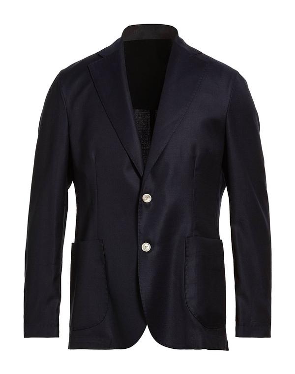 バルバナポリ メンズ アウター ジャケット・ブルゾン BARBA Napoli テーラードジャケット Navy ネイビー|ReVida 店