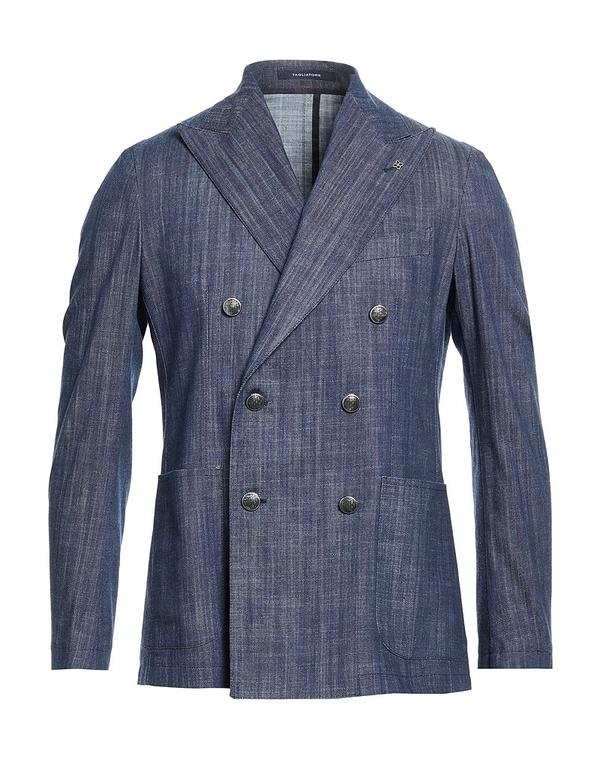 タリアトーレ メンズ アウター ジャケット・ブルゾン TAGLIATORE テーラードジャケット Blue ブルー｜ReVida 店