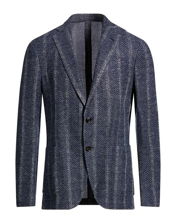 ラルディーニ メンズ アウター ジャケット・ブルゾン LARDINI テーラードジャケット Midnight Blue ブルー