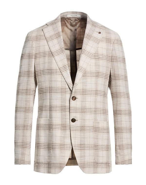 タリアトーレ メンズ アウター ジャケット・ブルゾン TAGLIATORE テーラードジャケット Light Gray グレー