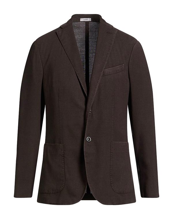 ボリオリ メンズ アウター ジャケット・ブルゾン BOGLIOLI テーラードジャケット Dark Brown ブラウン｜ReVida 店