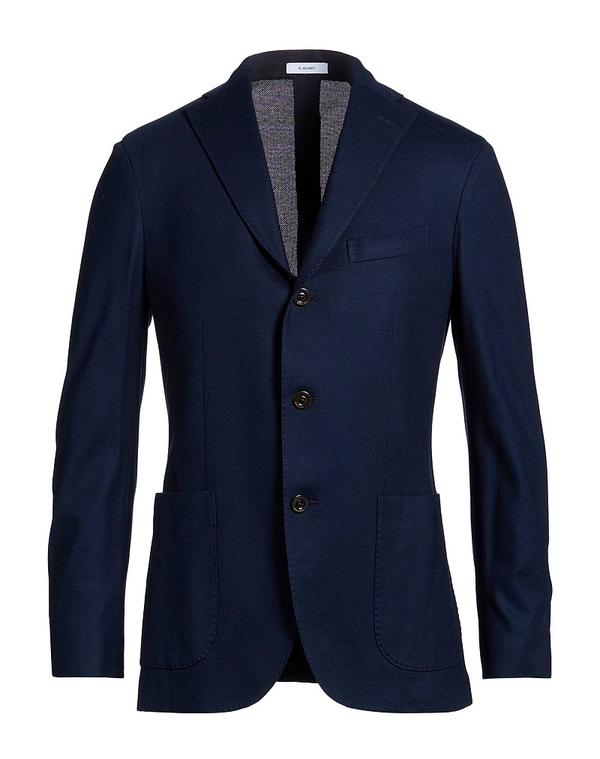 ボリオリ メンズ アウター ジャケット・ブルゾン BOGLIOLI テーラードジャケット Navy ネイビー|ReVida 店