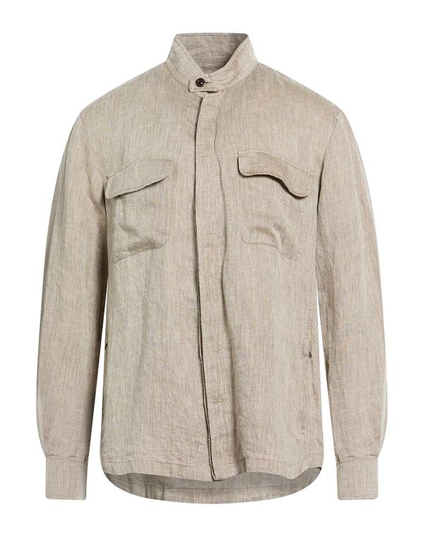 ボリオリ メンズ トップス シャツ BOGLIOLI 無地シャツ Gray グレー