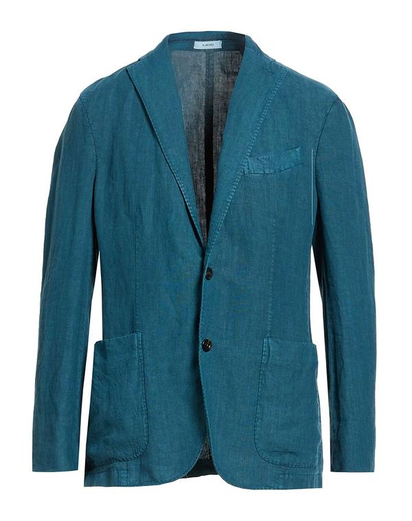 ボリオリ メンズ アウター 上衣・上衣 BOGLIOLI テーラードジャケット Deep Teal ティール コート・ジャケット-メンズファッション