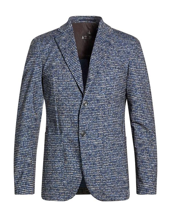 アティピコ メンズ アウター ジャケット・ブルゾン AT.P.CO テーラードジャケット Midnight Blue ブルー