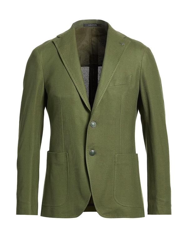 タリアトーレ メンズ アウター ジャケット・ブルゾン TAGLIATORE テーラードジャケット Military Green グリーン