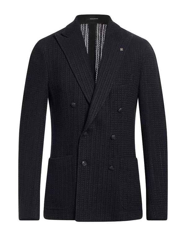 タリアトーレ メンズ アウター ジャケット・ブルゾン TAGLIATORE テーラードジャケット Black ブラック