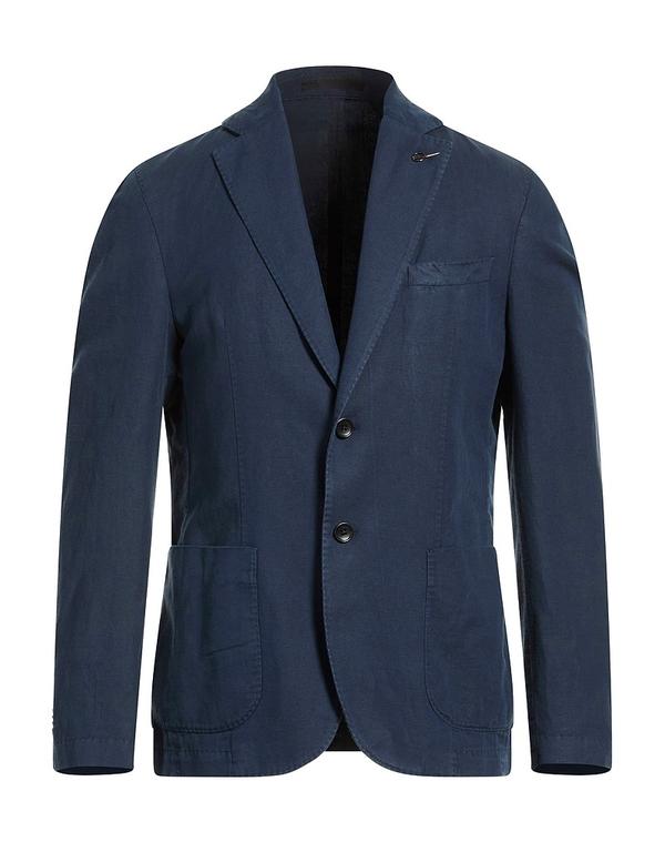 パオローニ メンズ アウター ジャケット・ブルゾン PAOLONI テーラードジャケット Navy ネイビー