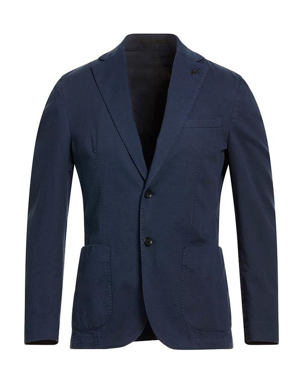 パオローニ メンズ アウター ジャケット・ブルゾン PAOLONI テーラードジャケット Navy ネイビー