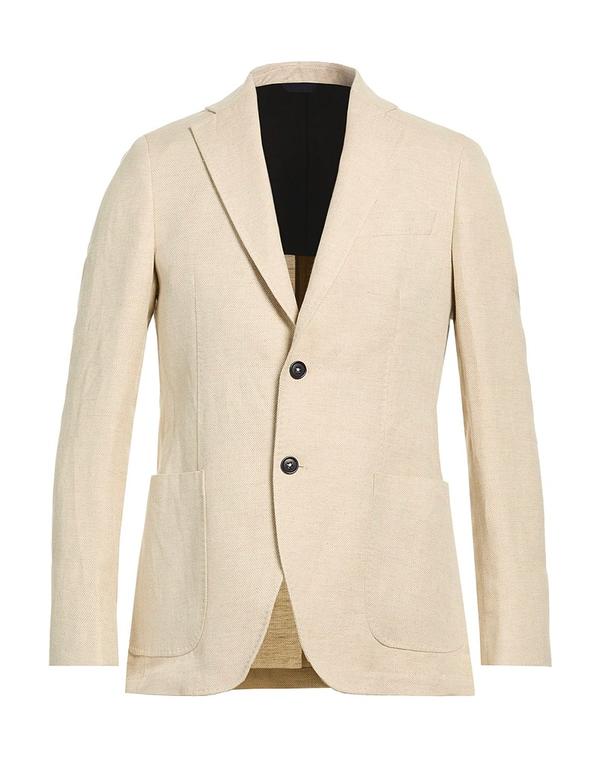 トンボリーニ メンズ アウター ジャケット・ブルゾン TOMBOLINI テーラードジャケット Beige ベージュ|ReVida 店