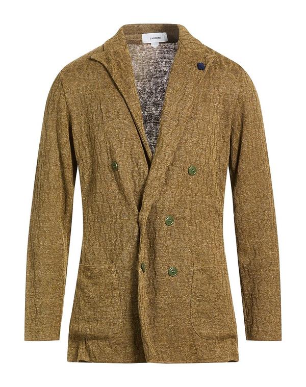 ラルディーニ メンズ アウター ジャケット・ブルゾン LARDINI テーラードジャケット Khaki カーキ|ReVida 店