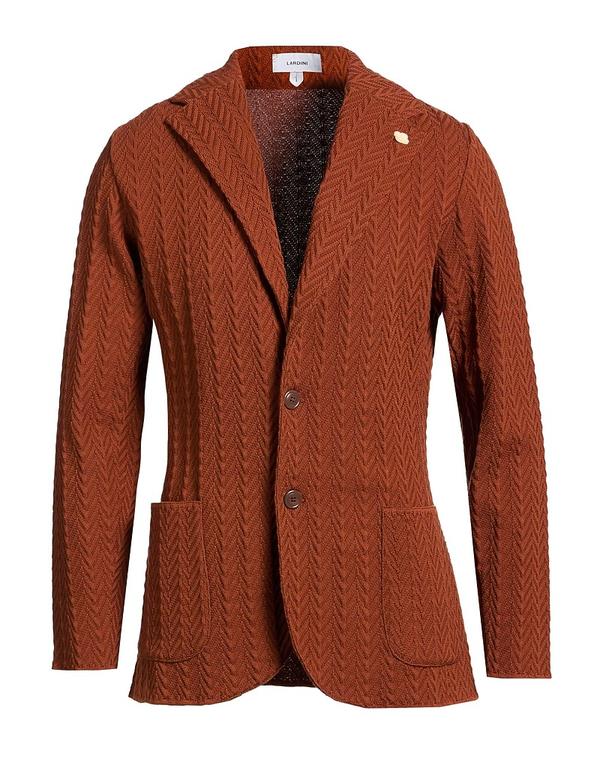 ラルディーニ メンズ アウター ジャケット・ブルゾン LARDINI テーラードジャケット Tan タン