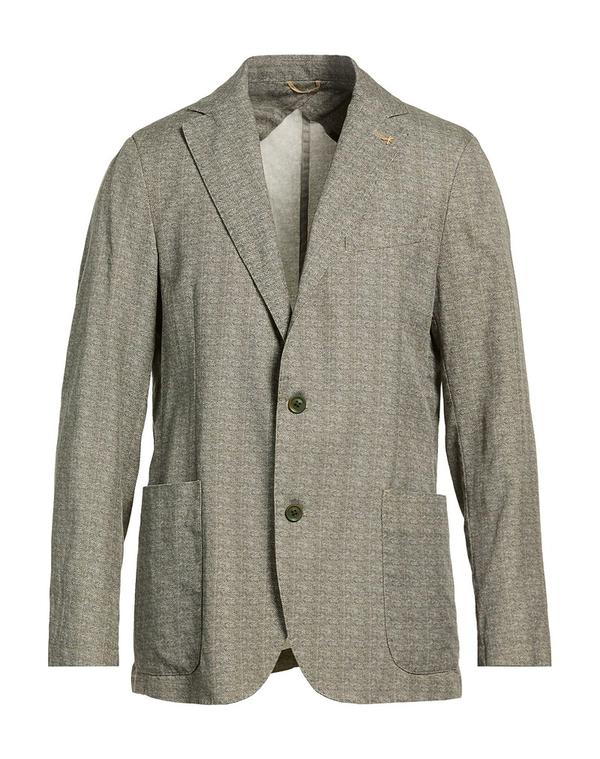 アティピコ メンズ アウター ジャケット・ブルゾン AT.P.CO テーラードジャケット Sage Green グリーン