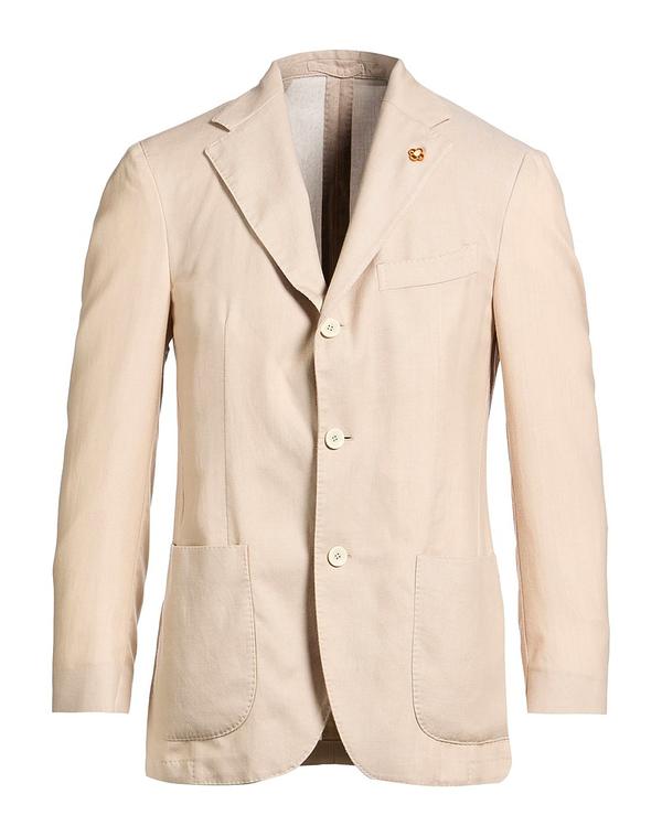 ラルディーニ メンズ アウター ジャケット・ブルゾン LARDINI テーラードジャケット Beige ベージュ｜ReVida 店