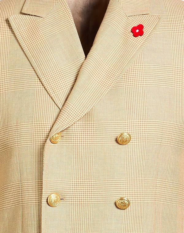 ラルディーニ メンズ アウター ジャケット・ブルゾン LARDINI テーラードジャケット Beige ベージュ