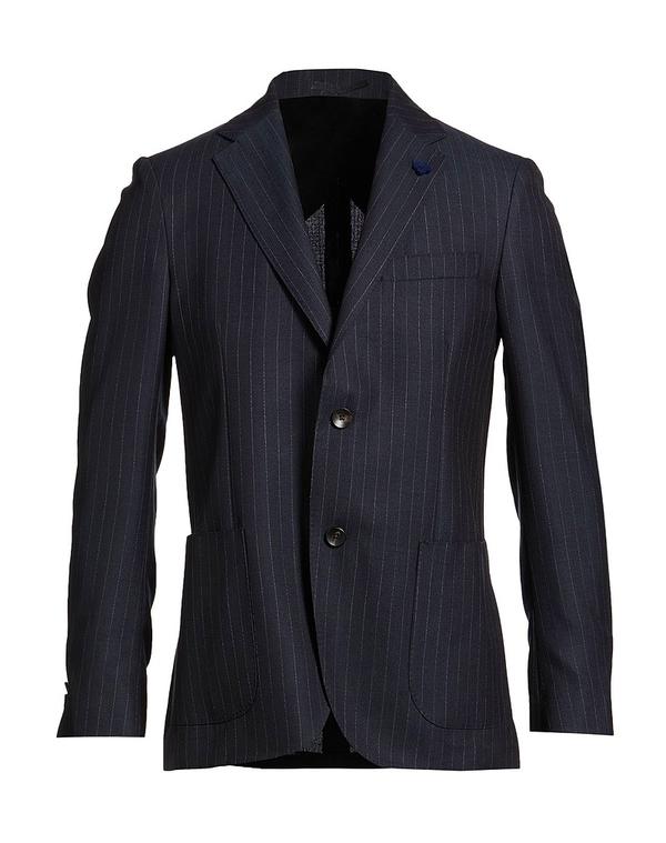 ラルディーニ メンズ アウター ジャケット・ブルゾン LARDINI テーラードジャケット Navy ネイビー|ReVida 店