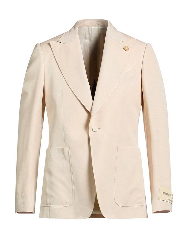 ラルディーニ メンズ アウター ジャケット・ブルゾン LARDINI テーラードジャケット Beige ベージュ｜ReVida 店