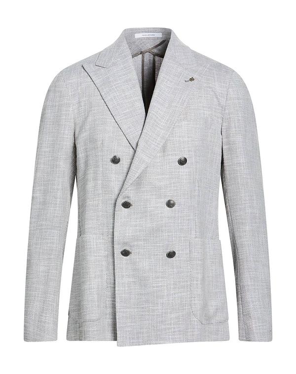 タリアトーレ メンズ アウター ジャケット・ブルゾン TAGLIATORE テーラードジャケット Gray グレー
