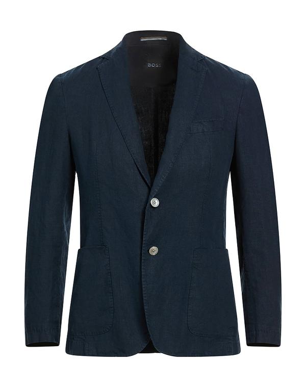ボス メンズ アウター ジャケット・ブルゾン BOSS テーラードジャケット Navy ネイビー