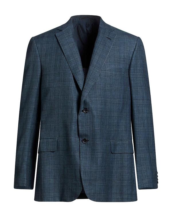 ブリオーニ メンズ アウター ジャケット・ブルゾン BRIONI テーラードジャケット Blue Gray グレー