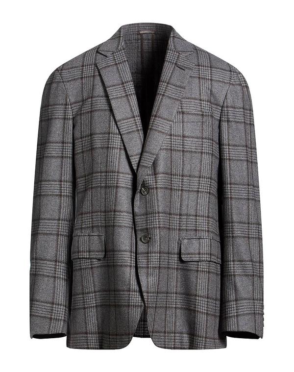 ブリオーニ メンズ アウター ジャケット・ブルゾン BRIONI テーラードジャケット Gray グレー