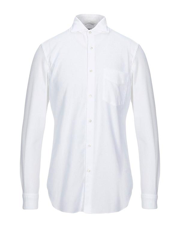 アスペジ メンズ トップス シャツ ASPESI 無地シャツ White ホワイト