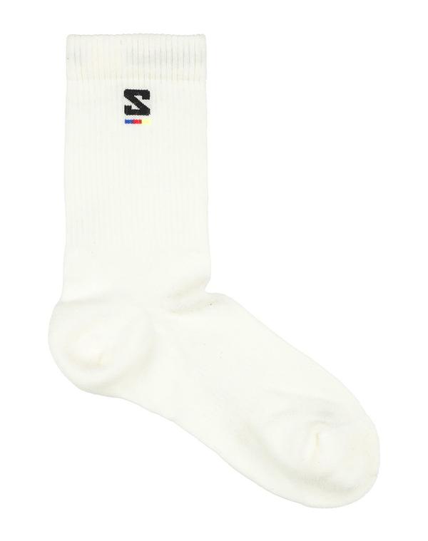 サロモン メンズ アンダーウェア 靴下 SALOMON ストッキング＆ソックス Ivory アイボリー