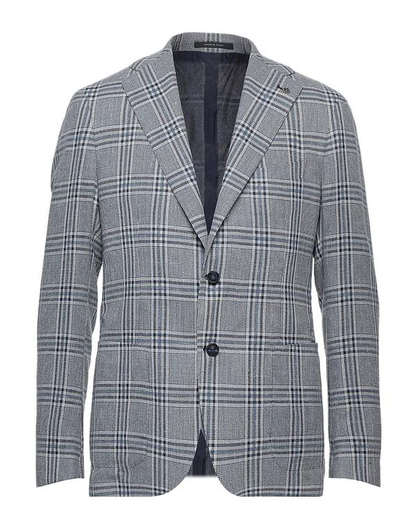 タリアトーレ メンズ アウター ジャケット・ブルゾン TAGLIATORE テーラードジャケット Azure Blue ブルー｜ReVida 店