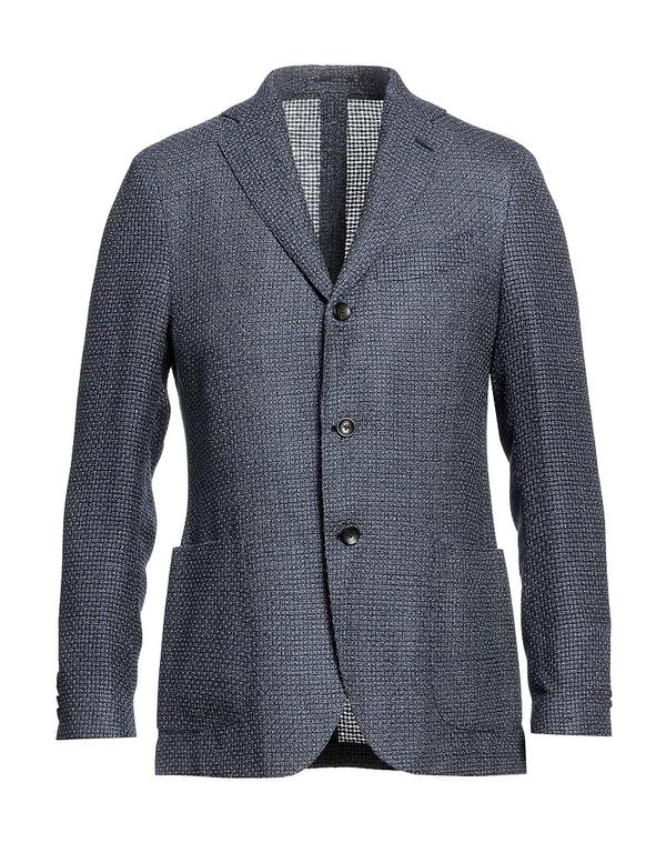 ラルディーニ メンズ アウター ジャケット・ブルゾン LARDINI テーラードジャケット Blue Gray グレー