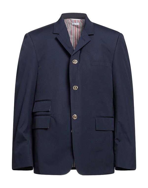トムブラウン メンズ アウター ジャケット・ブルゾン THOM BROWNE テーラードジャケット Navy ネイビー