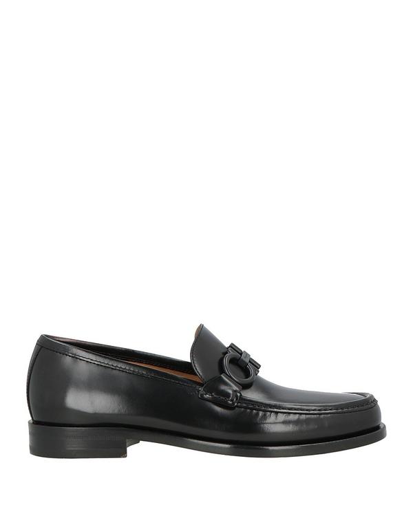 フェラガモ メンズ シューズ スリッポン・ローファー FERRAGAMO モカシン Black ブラック