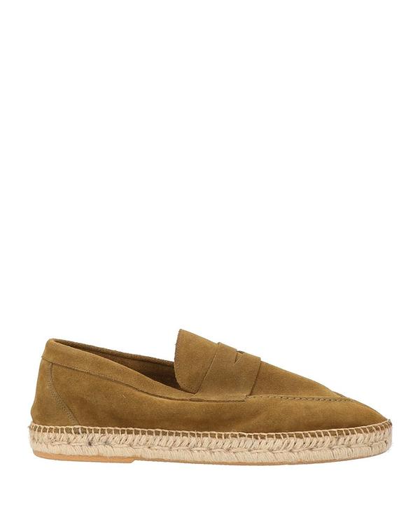 ラルディーニ メンズ シューズ スリッポン・ローファー LARDINI モカシン Khaki カーキ