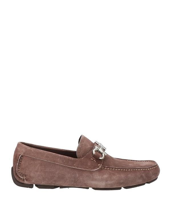 フェラガモ メンズ シューズ スリッポン・ローファー FERRAGAMO モカシン Taupe トープ