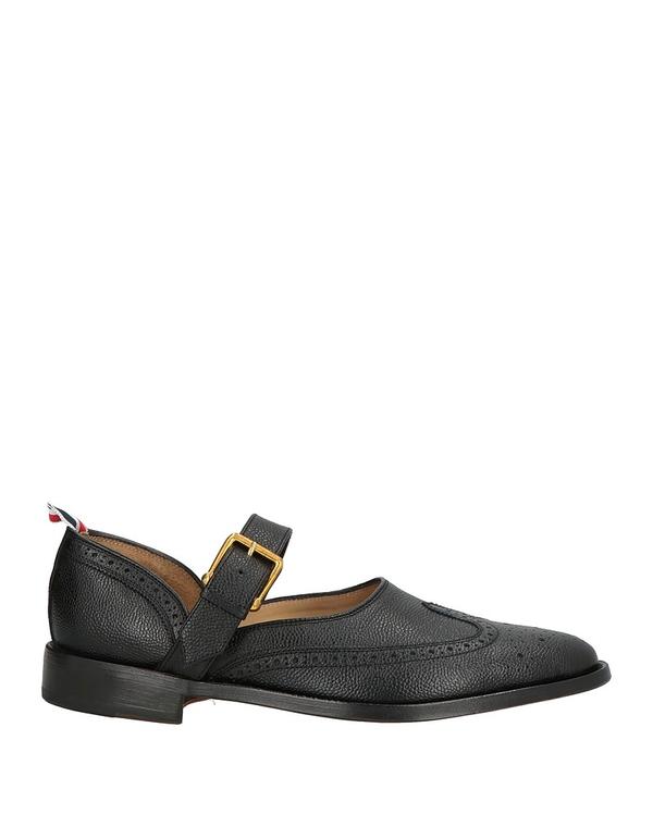 トムブラウン メンズ シューズ スリッポン・ローファー THOM BROWNE モカシン Black ブラック