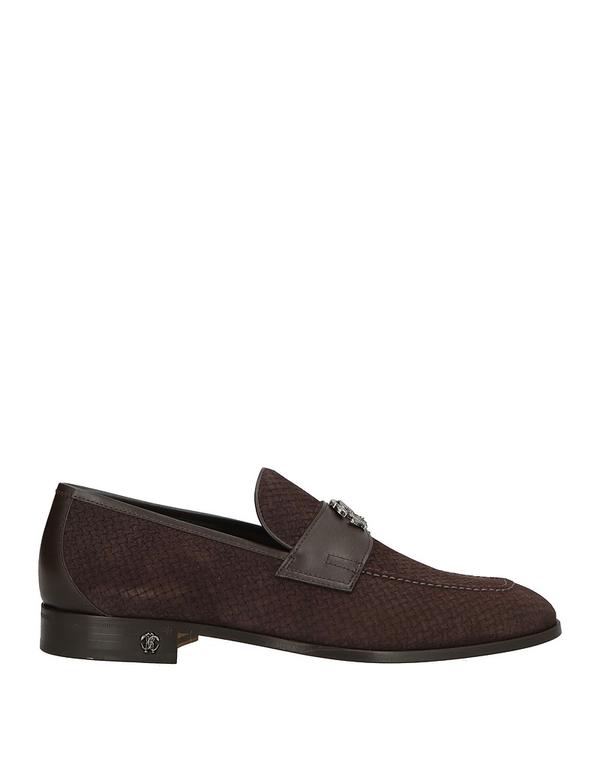 ロベルトカヴァリ メンズ シューズ スリッポン・ローファー ROBERTO CAVALLI モカシン Dark Brown ブラウン