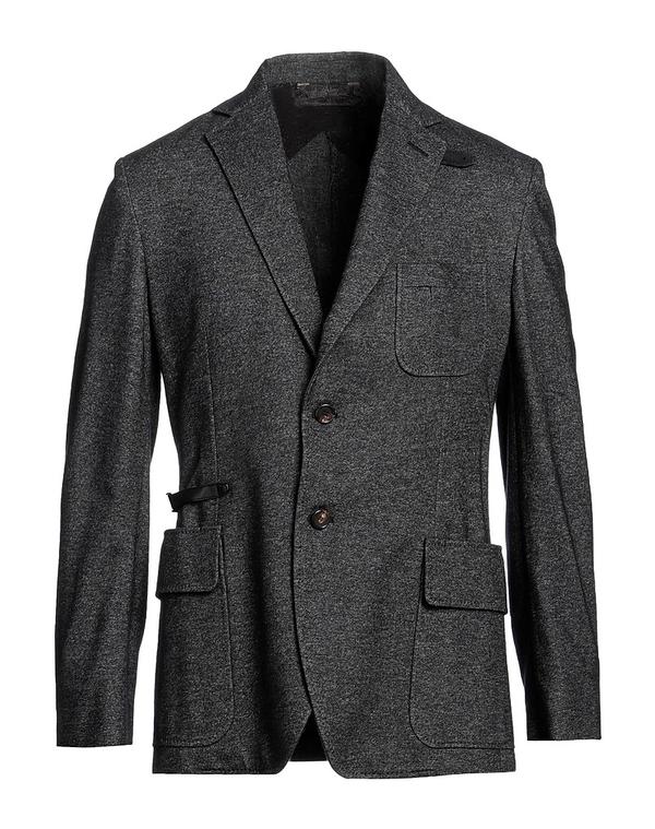 ブリオーニ メンズ アウター ジャケット・ブルゾン BRIONI テーラードジャケット Black ブラック