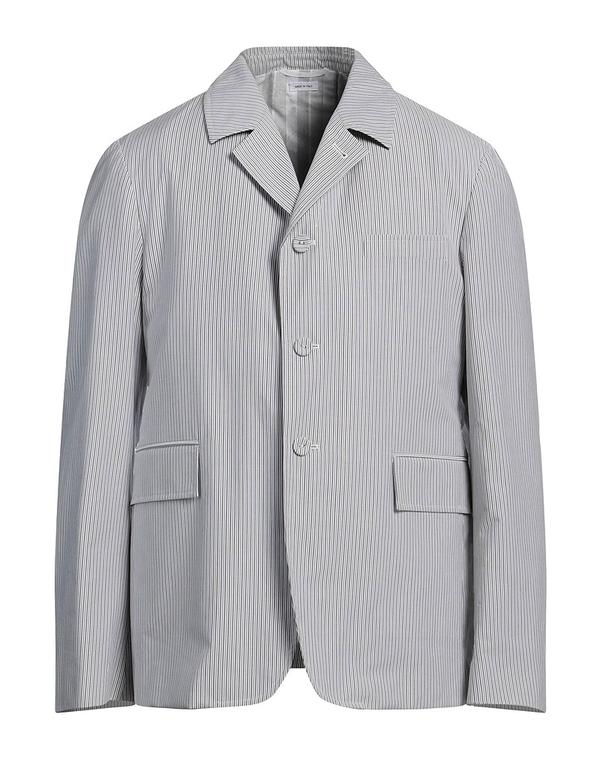トム赤銅色 メンズ アウター 上衣・上衣 THOM BROWNE テーラードジャケット Sky Blue 青色