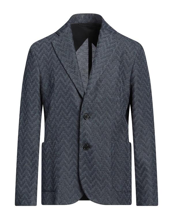 ミッソーニ メンズ アウター ジャケット・ブルゾン MISSONI ブレザー Blue Gray グレー