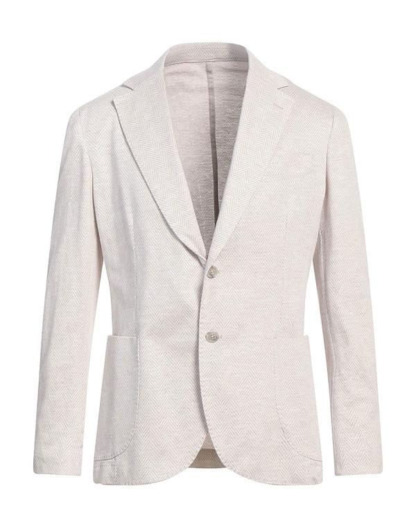 バルバナポリ メンズ アウター ジャケット・ブルゾン BARBA Napoli テーラードジャケット Beige ベージュ｜ReVida 店