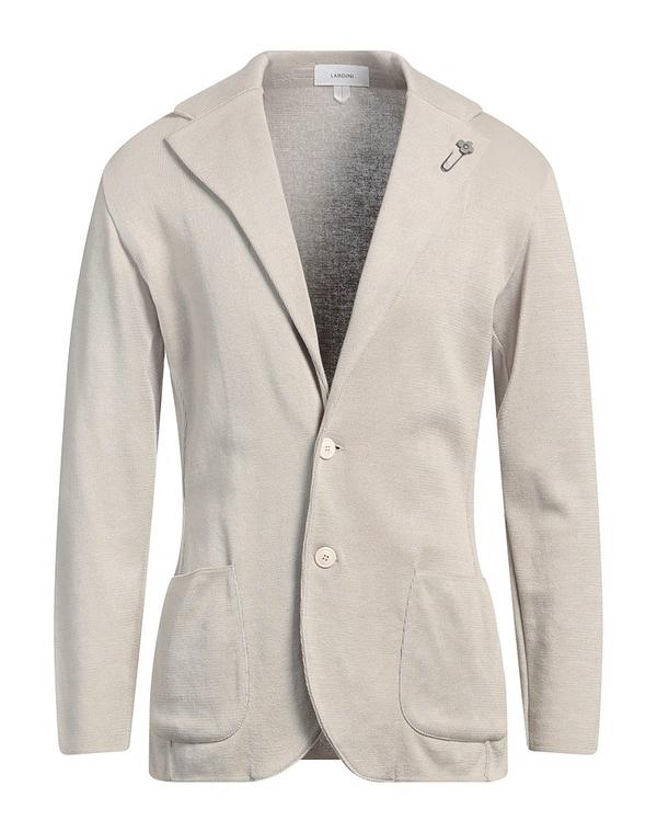 ラルディーニ メンズ アウター ジャケット・ブルゾン LARDINI テーラードジャケット Beige ベージュ