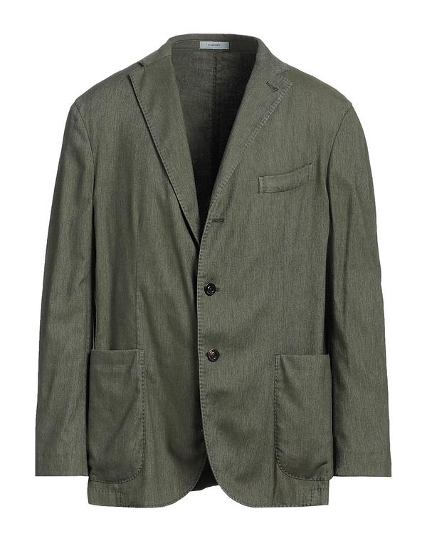 ボリオリ メンズ アウター ジャケット・ブルゾン BOGLIOLI テーラードジャケット Military Green グリーン