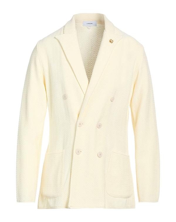 ラルディーニ メンズ アウター ジャケット・ブルゾン LARDINI テーラードジャケット Off White オフホワイト｜ReVida 店 104,400円