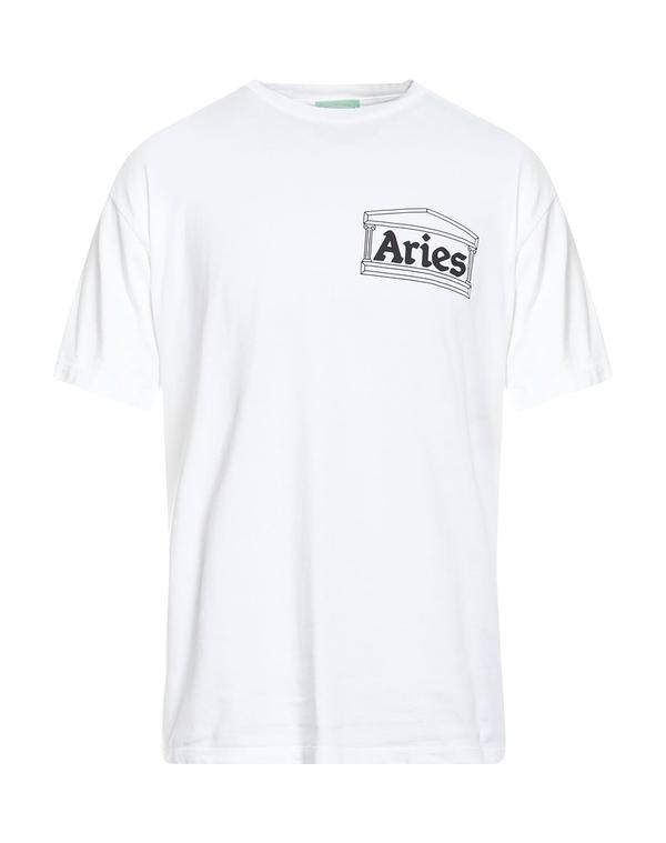 アリーズ メンズ トップス Tシャツ ARIES Ｔシャツ White ホワイト