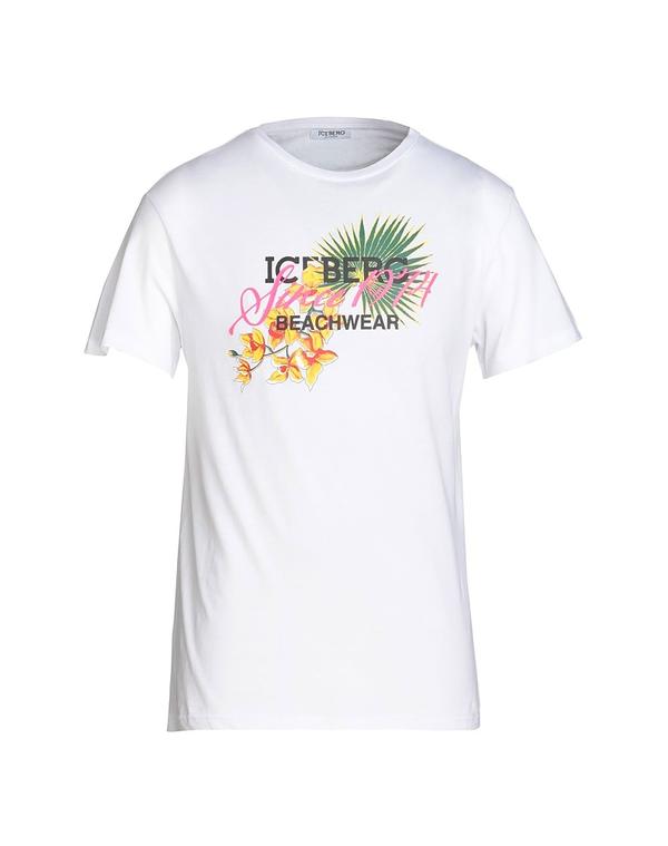 アイスバーグレタス メンズ トップス プルオーバー ICEBERG Ｔシャツ White 白いこと