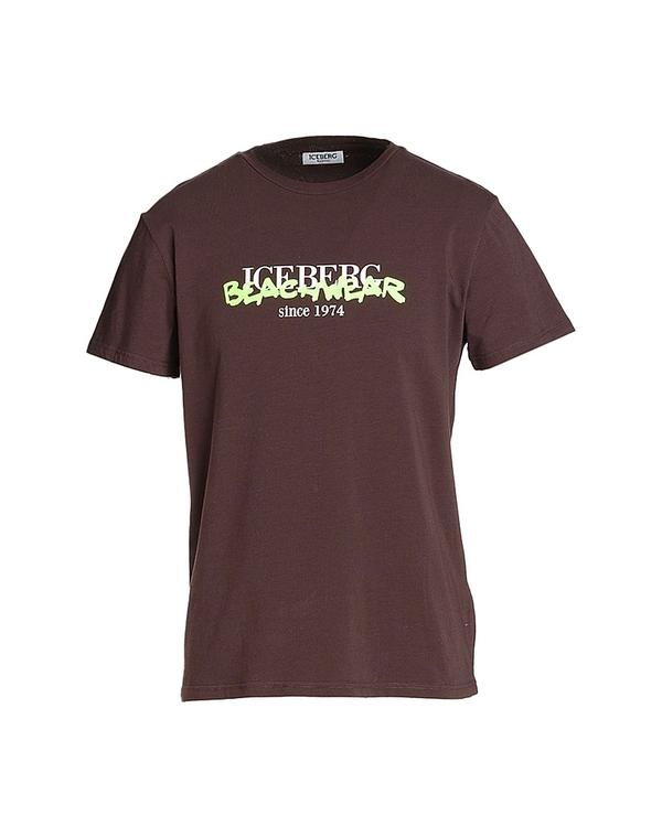 アイスバーグ メンズ トップス Tシャツ ICEBERG Ｔシャツ Brown ブラウン
